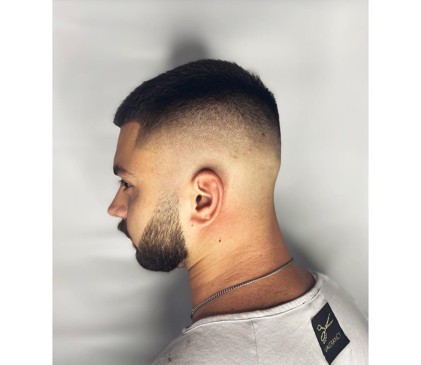 Signature skin fade and defined beard